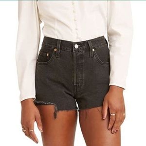 Levi’s Women’s 501 Original Shorts (Lunar Black)
